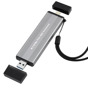 HOT-M. 2 NVME Pcie SSD Puuri Puhul, Mille USB-C 3.1 Gen 2 USB3.0 M. 2 M Võti HDD Ruum Jaoks 2230 2242 2260 2280