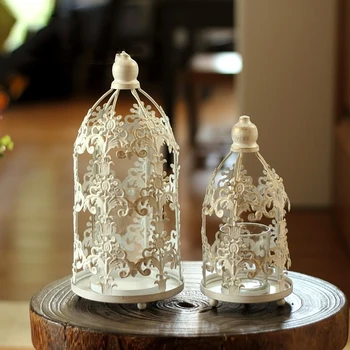 Õõnes Euroopa Küünal Omanik Klaasi Romantiline Raud Printsess Elegantne Pool Kaunistused Tüdruk Tuli Portavelas Kodus Kaunistused