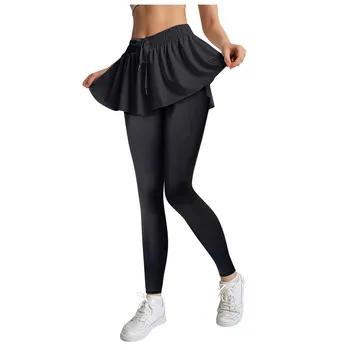 Tahke Sport Töötab Jooga Fitness Cargo Püksid Naiste Kõrge Vöökoht Anti-go Maha Kaks Jooga Üheksa Minuti Püksid Pantalones De Mujer