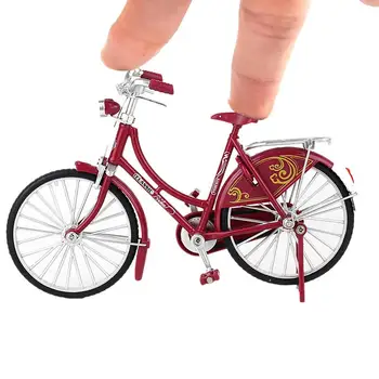 Mini Sõrme Mudel Bike Miniatuurne Metallist Sõrme Bike Mänguasi Mini Bike Mudel Koogikarpides Torukübar Pool Kaunistused Mänguasi Jalgratta Sünnipäeva Kingitused