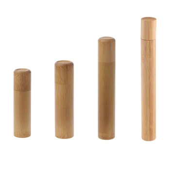 Bambusest Toru Tee Kast Õhukindlas Väike Konteiner Vürtsid Ladustamise Purk Kaanega 4 Suurus T84E