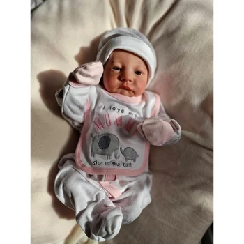49cm Juba Valmis Uuestisündinud Nukk Levi Baby Doll 3D Nahka Palju Detaile, Veenid Tõetruu Kõrge Kvaliteedi Kingitus Lastele