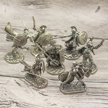 4,5 cm Keskaegsed Legion Wraith Soliders Mudel Mänguasi Kujukeste Miniatuuri Puhas Vask Rüütel Ornament Sisekujunduses Käsitöö