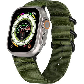 rihm Apple watch band 49mm 45mm 41mm 44mm 40mm 42mm Sport Nailon aasa käevõru iWatch Ultra seeria 8 7 se 6 5 3 correa