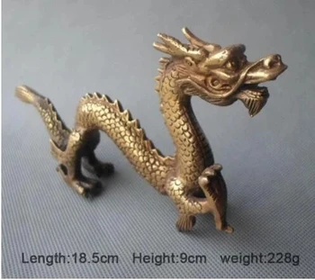 Pronks Nikerdatud Väärtuslik Hiina Õnnelik Draakon Kuju kodu kaunistamiseks kingitus metallist käsitöö