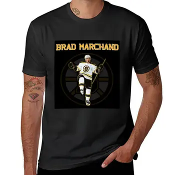 Uus Brad Marchand T-Särk Esteetiline riided kohandatud t-särgid meeste t-särk graafiline