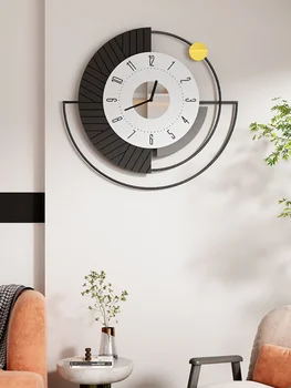 Põhjamaade Lihtne Kella Fashion Loominguline Magamistuba Vaikne Digitaalne Elutuba Kella Kaasaegne Disain Reloj De Viilutatud Home Decor