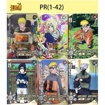 Kayou Naruto Gaara Hatake Kakashi Pr-Seeria Full Komplekt, 42 Lehtede Kogumise Kaart Anime Tähemärki Mänguasi Flash Kaart Jõulud Kingitus