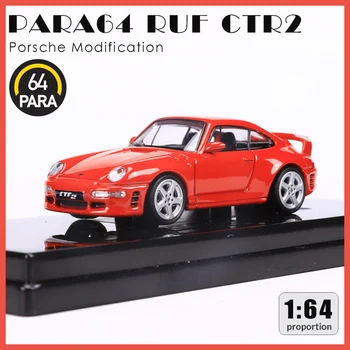 PARA64 1:64 RUF CTR2 Porsche Muutmine Simulatsiooni Diecast Sulamist Mudel Auto Mudel