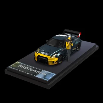Diecast 1: 64 Skaala Nissan GTR Simulatsiooni Sulamist sportauto Mudel Classic Collection Ekraan Mänguasi Kingitus