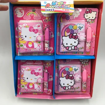 24tk Sanrio Hello Kitty Kirjatarvete Vihik Auhinna Armas Väike Tüdruk Pastapliiats Office Set Hulgi Õpilane Tarvikud